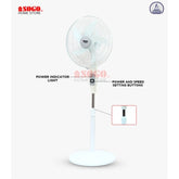 Sogo Dc (12v) Solar Floor Fan (JPN-623)